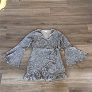 Altar'd State Gray Mini Dress